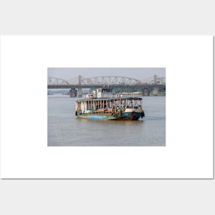 Boats on the Hooghly 04 Posters and Art